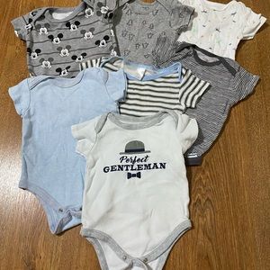 Baby Boy 3-6 Month Bundle Onesies